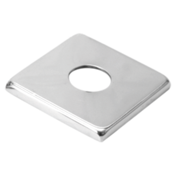 C.P. Brass Flange Square