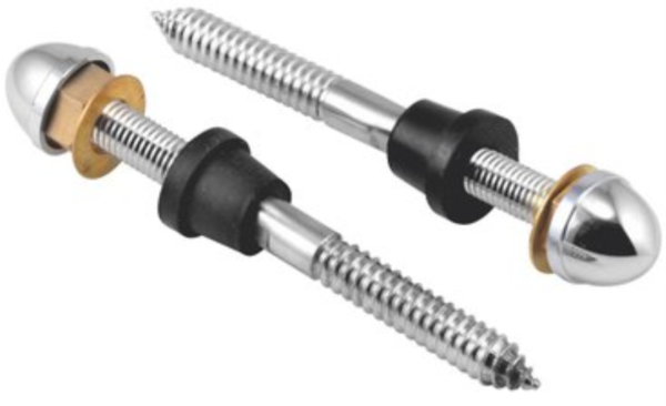 5/8 S.S Rack Bolt with Brass Cap